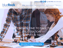 Tablet Screenshot of bluerocktech.com